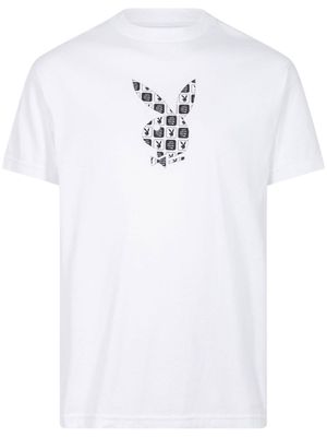 Anti Social Social Club x Playboy Checkered T-shirt - White