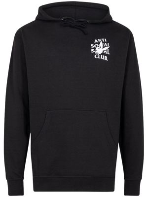 Anti Social Social Club x Playboy logo-print hoodie - Black
