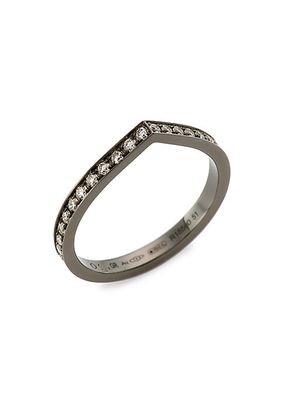 Antifer Black Platinum & Diamond Ring