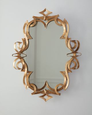 Antique Brass Wall Mirror