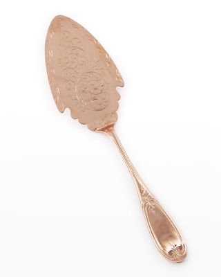 Antique Etched Cake Server, Late 19th Century