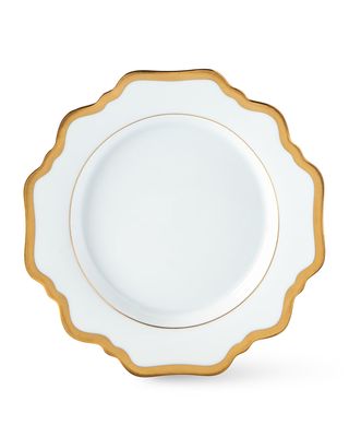 "Antique White with Gold" Bread & Butter Plate