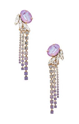 Anton Heunis Cascade Earrings in Lavender.