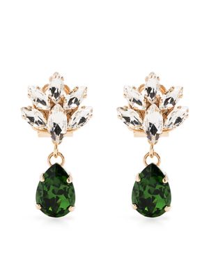 Anton Heunis Colomba crystal-embellished drop earrings - Gold