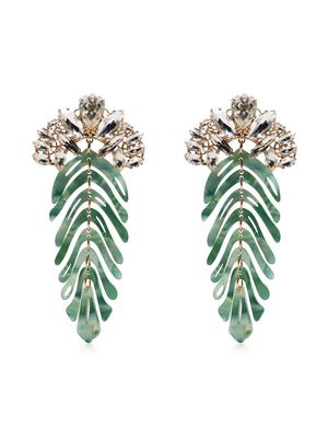 Anton Heunis crystal-embellished drop earrings - Gold
