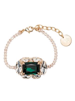 Anton Heunis crystal-embellished pendant bracelet - Green