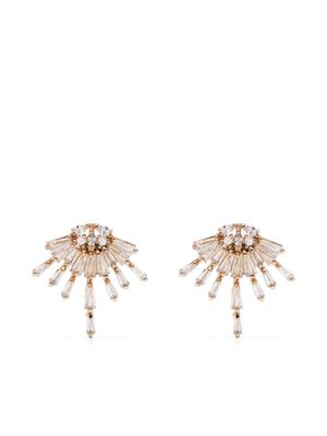 Anton Heunis crystal-embellished stud earrings - Gold
