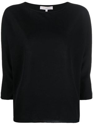Antonelli boat-neck blouse - Black