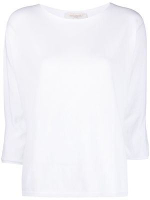 Antonelli boat-neck blouse - White