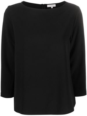 Antonelli boat-neck shift blouse - Black