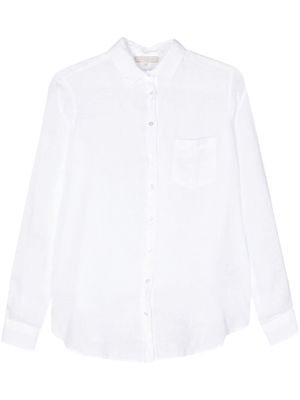 Antonelli Bombay poplin linen shirt - White