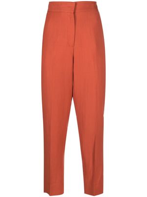 Antonelli cropped tapered trousers - Orange