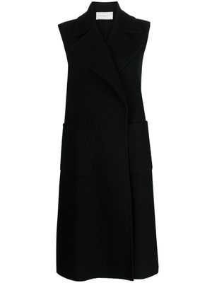 Antonelli double-breasted virgin wool blend waistcoat - Black