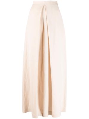 Antonelli double-layer palazzo pants - Neutrals