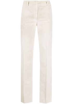 Antonelli high-waisted corduroy trousers - Neutrals