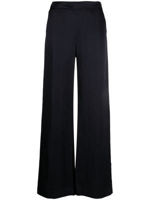 Antonelli high-waisted wide-leg trousers - Blue