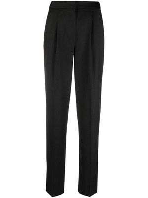 Antonelli pressed-crease elasticated-waistband trousers - Grey