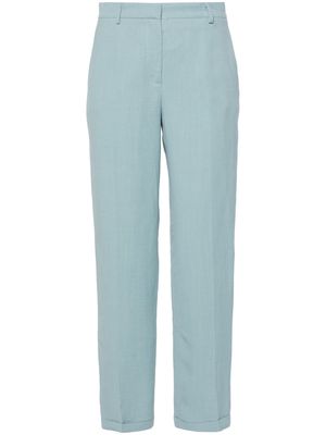 Antonelli pressed-crease straight-leg trousers - Blue