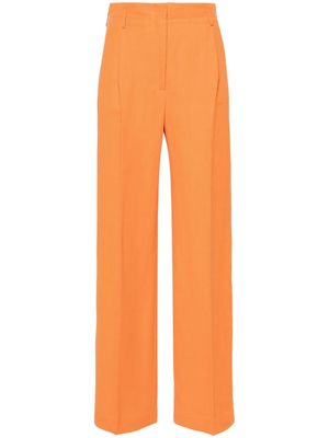 Antonelli Sanzio high-waist straight-leg trousers - Orange