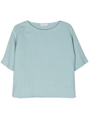 Antonelli short-sleeved blouse - Blue