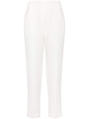 Antonelli Sidro high-waist tapered trousers - White