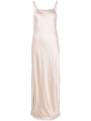 Antonelli silk-blend long dress - Pink