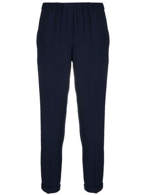 Antonelli slim-fit cropped trousers - Blue