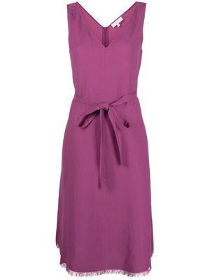 Antonelli tied-waist midi dress - Pink