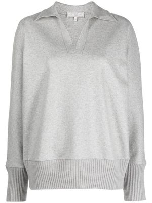 Antonelli V-neck wool blend jumper - Grey