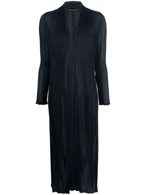 Antonino Valenti long pleated cardigan - Blue
