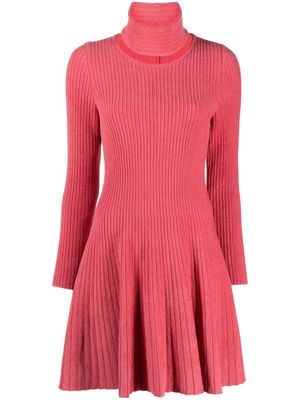 Antonino Valenti Noelle ribbed-knit minidress - Pink