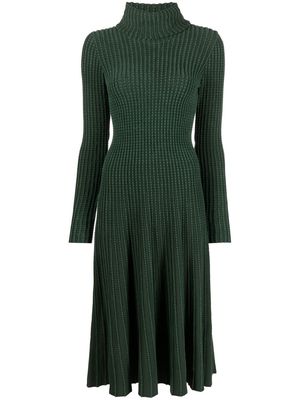 Antonino Valenti ribbed-knit midi dress - Green