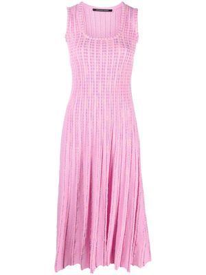 Antonino Valenti sleeveless flared dress - Pink