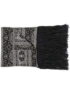 Antonio Marras oversized knit scarf - Black