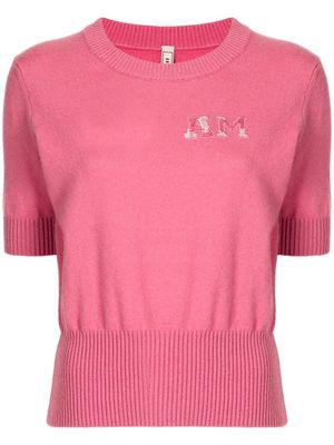 Antonio Marras short-sleeve cashmere jumper - Pink