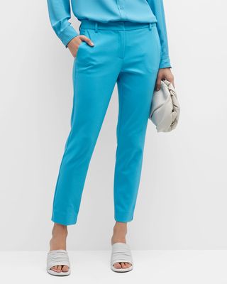 Anversa High-Rise Stretch Ankle Trousers