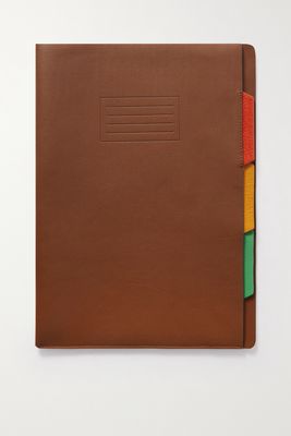 Anya Hindmarch - A4 Leather Document Holder - Brown