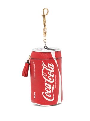 Anya Hindmarch Coca Cola leather coin purse - Red