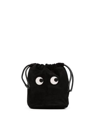 Anya Hindmarch eye-patch drawstring mini bag - Black
