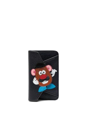 Anya Hindmarch Mr Potato Head leather purse sticker - Black