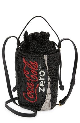 Anya Hindmarch x Coca-Cola Coke Zero Crossbody Bag in Black