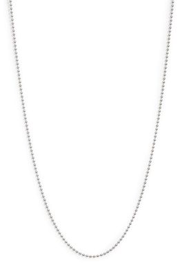 Anzie Sterling Silver Mini Ball Chain Necklace
