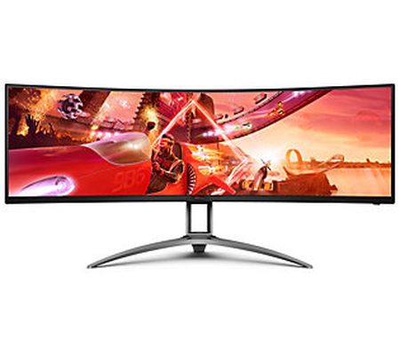 AOC AG493UCX2 48.8" DQHD HDR 165 Hz Curved Gami ng Monitor