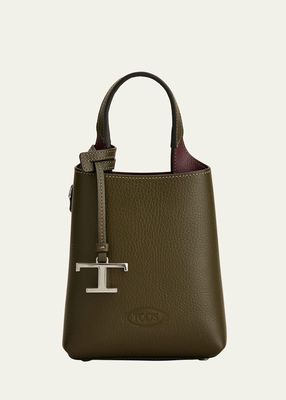 APA Micro Leather Top-Handle Bag