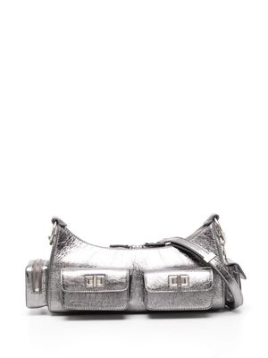 APEDE MOD Froggy Boom leather bag - Metallic