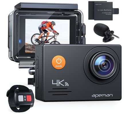 Apeman A79 20MP 4K 30-FPS Action Camera