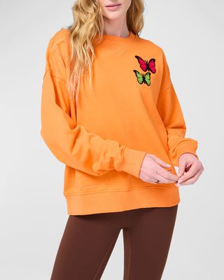 Aperol Butterfly Crewneck Sweatshirt