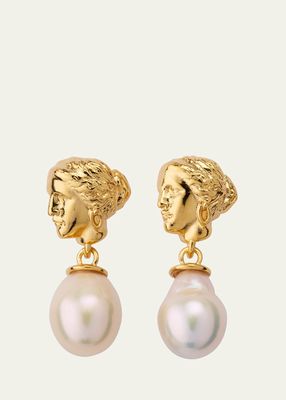Aphrodite Pearly Drop Earrings