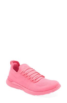 APL TechLoom Breeze Knit Running Shoe in Fusion Pink