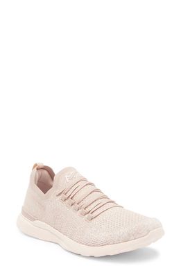 APL TechLoom Breeze Knit Running Shoe in Rose Dust /Creme /Ombre